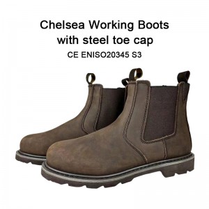 Chelsea Goodyear-Welt Working Boots With Steel Toe and Steel Midsole