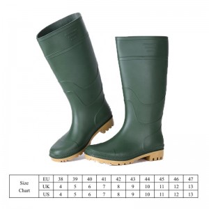 PVC Work Water Boots Non-slip For Woodland And Farm