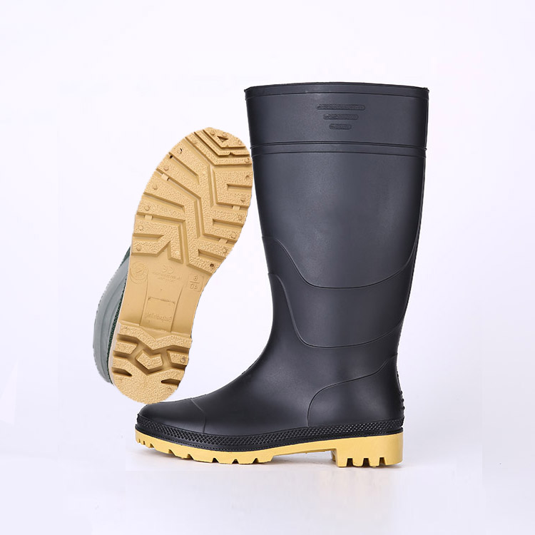 3 pvc rain boots