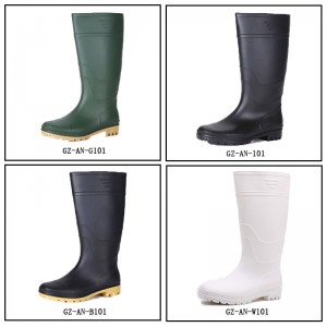 PVC Work Water Boots Non-slip For Woodland And Farm