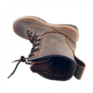 9 inch Logger Safety  Boots with Steel Toe and Steel Midsole