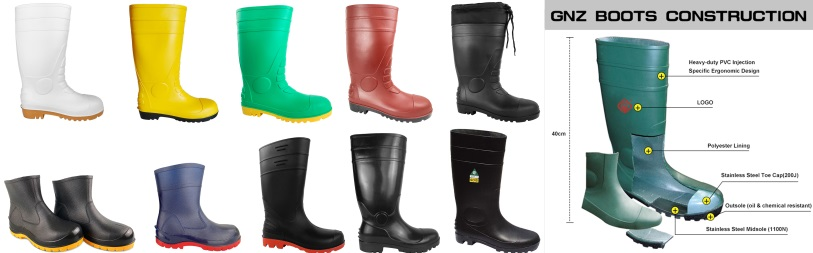 An introduction to PVC safety rain boots